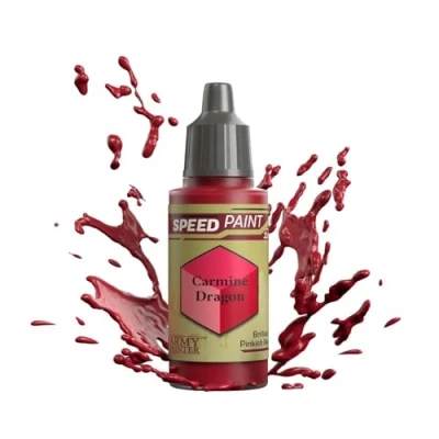 Image of The Army Painter Speedpaint Carmine Dragon 2.0, Single Acrylic Paint 18ml One coat Painting Soloution For Fantasy Tabletop Miniatures Like Warhammer 40k And Dungeons Dragons Figures