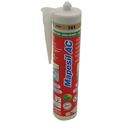 Image of Mapesil AC Mould Resistant Silicone Sealant Caramel 141