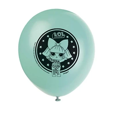 Image of Unique Party 79125 12&quot; Latex LOL Surprise Balloons, Pack of 8