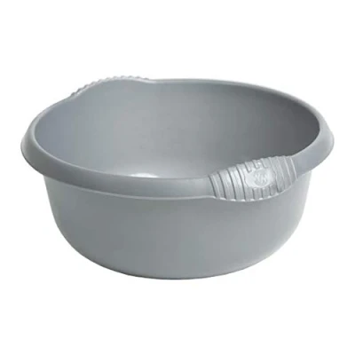 Image of Whatmore 2 X Round Washing Up Bowl 32cm Silver