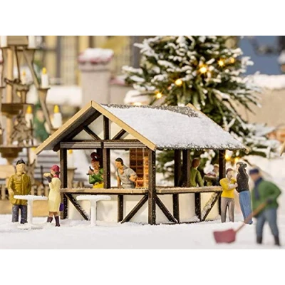 Image of Noch 14393 Mulled Wine Stall, Coloured, S