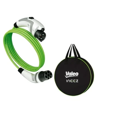 Image of Valeo Ineez 652100 Charging Cable for Electric or Plug In Hybrid Vehicles with Transportation Bag Type 2 to 1 3.7 KW 5 m