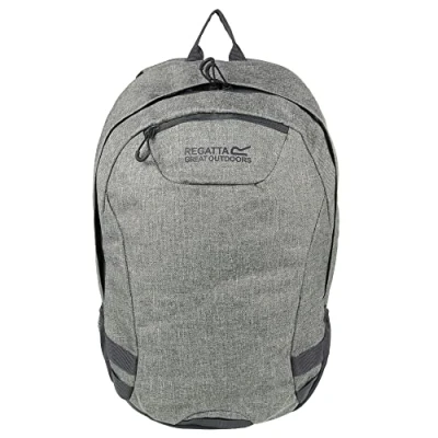Image of Regatta Brize II Hardwearing Padded Rucksack Marl Grey/Ebony, 20 Litre