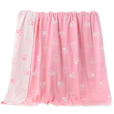 Image of Hayisugar Soft Baby Blankets 6 Layer Muslin Cloth 100% Cotton Kids Toddler Blanket Swaddle for Boys &amp; Girls, Pink Foot, 150 x 200 cm