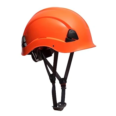 Image of Portwest PS53 Height Endurance Lightweight Construction Hard Hat Safety Helmet Orange, 0