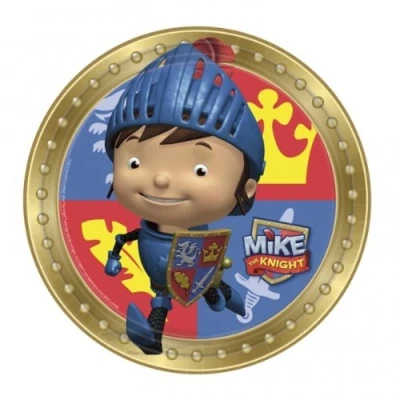 Image of Mike The Knight Party Paper Plates x 8