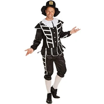 Image of TecTake dressforfun Men’s Costume Musketeer 17th Century Inspired Outfit incl. Classic hat and Knee Socks (XXL)
