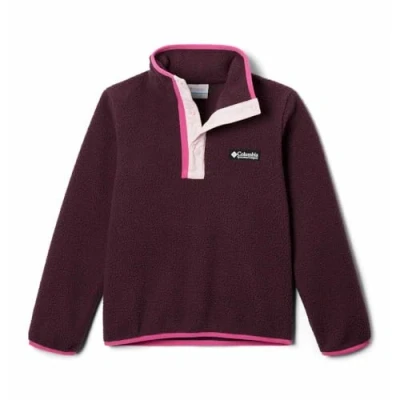 Image of Columbia Helvetia II HALF SNAP Unisex Fleece jumper for kids, Size: Large, Moonvista/sati