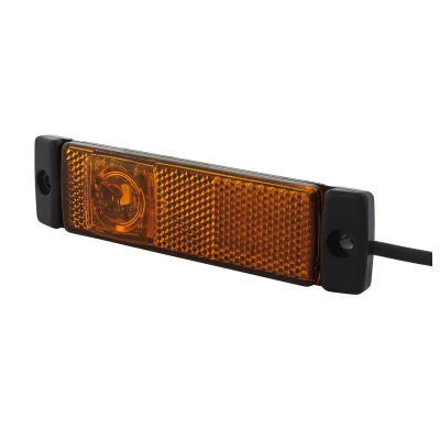 Image of 1871834 Side Marker Light HELLA 2PS 008 645 891 LED Right, Left 24V Screw Connection, mounting
