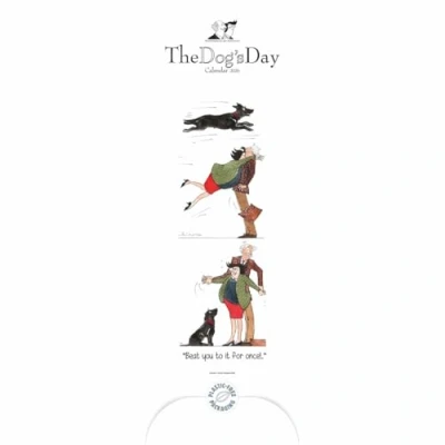 Image of Tottering By Gently, The Dog&#039;s Day Couples Slim Planner 2026
