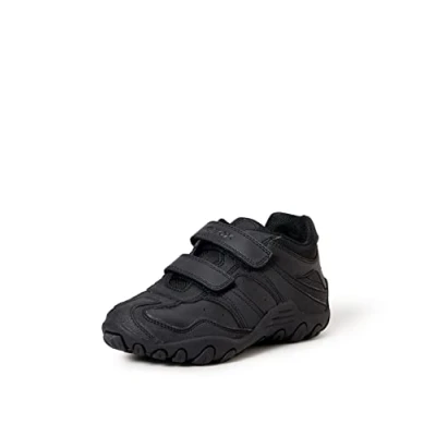Image of Geox Boy&#039;s Jr Crush Sneakers, Black, 11 UK