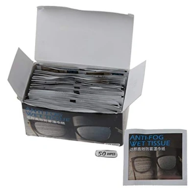 Image of hero s 50pcs Practical Anti fog Glasses Cleaner Microfiber Cleaning Wipes for Lens Phone Screen Eyewear Cloth