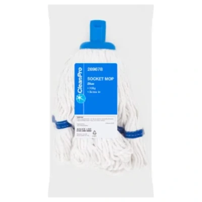 Image of CleanPro Socket Mop Blue 200g x Case of 18