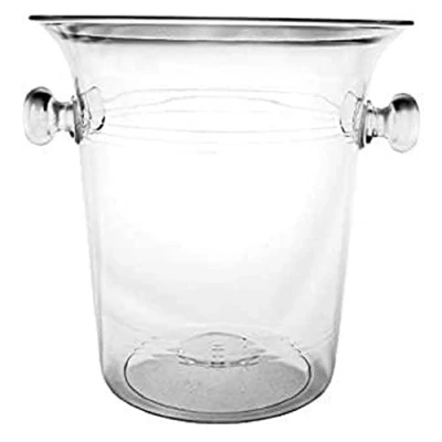 Image of Acrylic Champagne Bucket. Stylish ice bucket for chilling and displaying wines. Dimensions : 210(h) x 210(w) 210(d)mm.