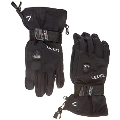 Image of Level Fly Junior Boys&#039; Snowboard Gloves, Black, Size6