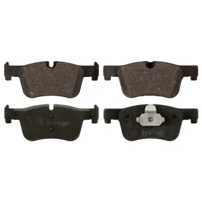 Image of 34106884243, 34116850568, 34116874331, 34118855002 Brake pad set BLUE PRINT ADB114225 Front Axle prepared for wear indicator with piston clip