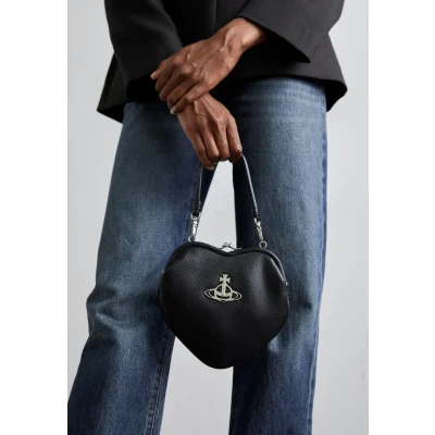 Image of Vivienne Westwood Belle Heart Frame Purse Across body bag, Women&#039;s, Size: One Size, Black