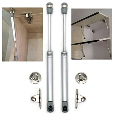 Image of Gas Struts,Gas Springs,Lift Support,Gas Shocks,Lid Stay,Lid Strut Lid Stay Support Kitchen Cabinet Door Hinge,Soft Close Hinge,Gas Shocks,Toy Box Hinges,150N/33lb/15KG[2 Pack]