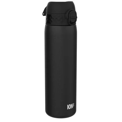 Image of Ion8 Vacuum Insulated Steel Water Bottle, 500 ml/18 oz, Leak Proof, Easy to Open, Secure Lock, Dishwasher Safe, Fits Cup Holders, Carry Handle, Scratch Resistant, Metal Blue