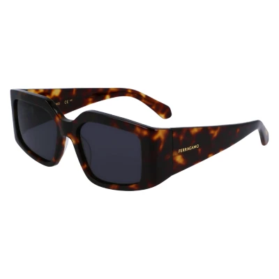 Image of Ferragamo Salvatore Sunglasses, Size: One Size, Dark tortoise