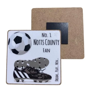Image of Notts County Magpies FC Football Club Fan FRIDGE MAGNET by WHITE COTTON CARDS (M FN118)