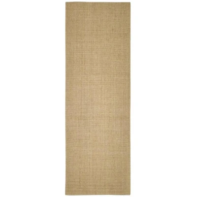 Image of vidaXL Sisal Rug 100x300cm Cat Scratching Mat Carpet Area with Anti Slip Backing for Post, Play &amp; Sleep