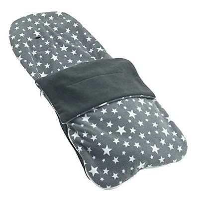 Image of Snuggle Summer Footmuff Compatible with Bugaboo Cameleon Bee Donkey Buffalo Grey Star