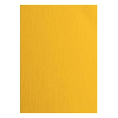 Image of Florence Cardstock Textured Coloured Card Making Supplies A4 Yellow 10 Sheets Paper for Scrapbooking, Making, Die Cutting and Crafts 216 GSM Honey