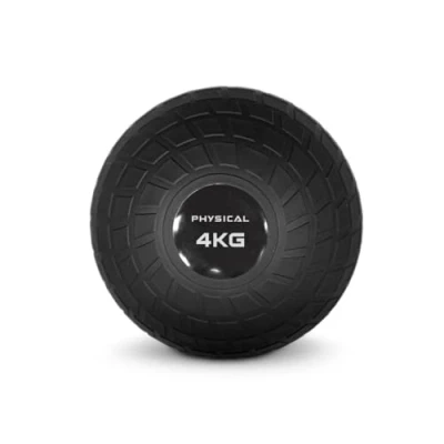 Image of PHYSICAL 4kg Slam Ball Non bounce, Weighted Rubber Gym, Home or PT Use Strengthens &amp; Conditions.