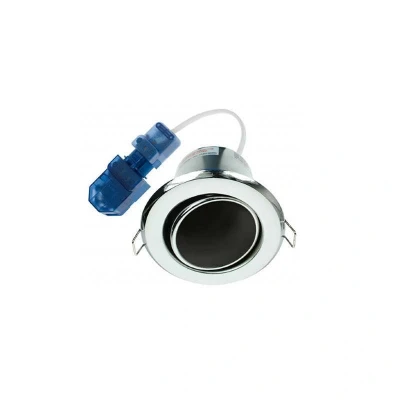 Image of Click FlameGuard Downlight Chrome Tilt GU10