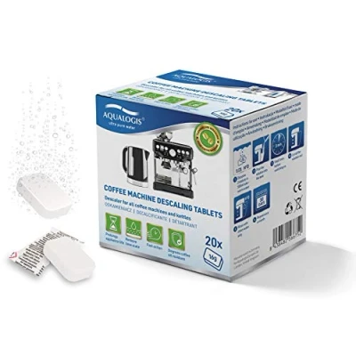 Image of Large Descaling Tablets, Compatible with Tassimo TCZ6004, Krups F054, Bosch TZ8002 (Pack of 20)