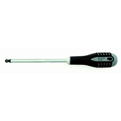 Image of Bahco BE 8705 &quot;Ergo&quot; Screwdriver for Hexagonal Head screws Ball Ended, Multi Colour, 222 mm