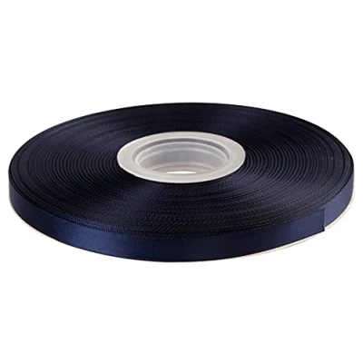 Image of AVANAVA 9mm Wide Double Face Satin Ribbon 45 Meters (370 Navy)