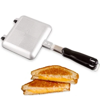 Image of Impeccable Culinary Objects ICO021 Outdoor Camping Sandwich Toaster Black, 36 x 16 4 Inch