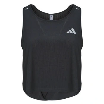 Image of adidas Performance Running Top, Women&#039;s, Size: Small, Black