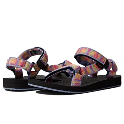 Image of Teva Women&#039;s Original Universal Sandal, Iridescence Tangerine Multi, 4 UK