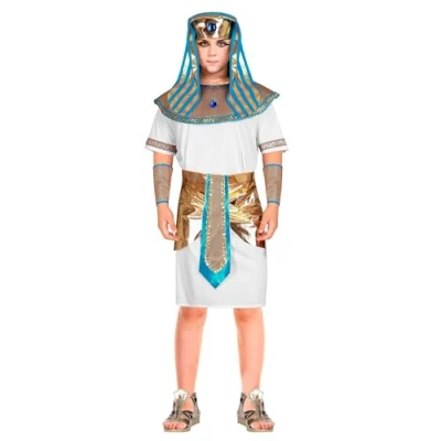 Image of Widmann Kids Pharaoh Tutanchamun Egyptian Sovereign Fancy Dress Carnival Costume