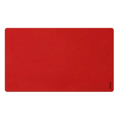 Image of RHODIA 194322C Soft Poppy Desk Pad Size L (90x43 cm) Faux Leather Orange Saddle Stitching Rhodiarama Home Office Collection Organization &amp; Design Storage