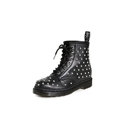 Image of Dr. Martens Women&#039;s 1460 Stud Wanama Combat Boots, Black, 6