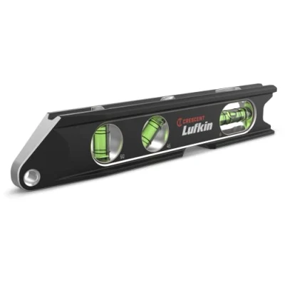 Image of Lufkin LBL1100 02 Billet Torpedo Level with Compact Size for Use in Tight Spaces and to be Carried a Pocket or Tool Bag Ease