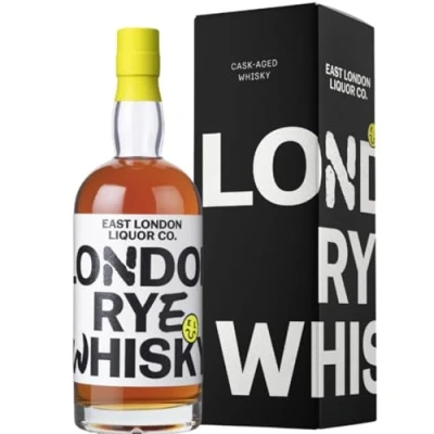 Image of East London Liquor Company Rye Whisky 70cl Gift Box 47% ABV