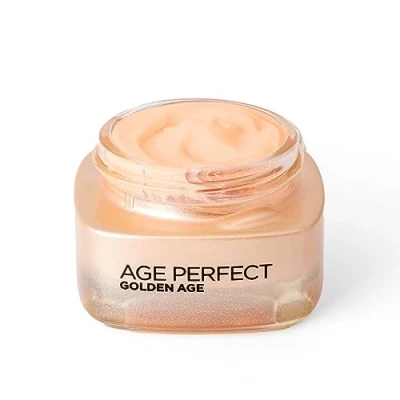 Image of L’Oréal Paris Age Perfect Golden Rosy Radiant Eye Cream 50+, Target Dark Circles, Contour Intensely Hydrated, Moisturised and Revitalised, Peony Native Cells, Calcium Vitamin B3, 15ml