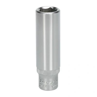Image of Sealey Premier WallDrive® Socket 10mm Deep 1/4&quot;Sq Drive