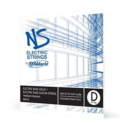Image of D&#039;Addario NS Electric 4/4 Scale Medium Tension Single D String for Bass/Cello