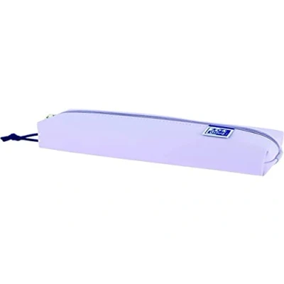 Image of Oxford Live &amp; Go, Rectangular School Case, Elastic Rubber, Pastel Lilac