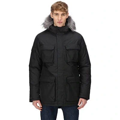 Image of Regatta Men&#039;s Aziel Jackets Waterproof Insulated, Dark Denim, XXL UK