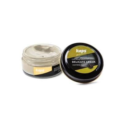 Image of Kaps Shoe Care Cream, Intensive Leather and Nourishing, Delicate (136 ivory)