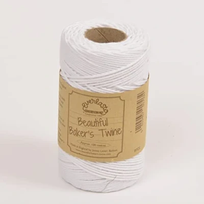 Image of 100m Everlasto &#039;Solid&#039; Beautiful Baker&#039;s Cotton Craft Twine (2mm Approx) (Snow White)