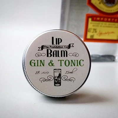 Image of Gin &amp; Tonic Lip Balm by The Prohibition Co. 15ml Tin