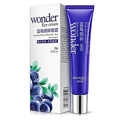 Image of BIOAQUA Blueberry + Hyaluronic Acid Collagen EYE Cream 20g Concentrate Anti Wrinkle Ageing Whitening Serum Essence Extract Elasticity Tightening